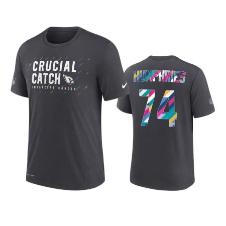 Arizona Cardinals D.J. Humphries Charcoal 2021 NFL Crucial Catch T-Shirt