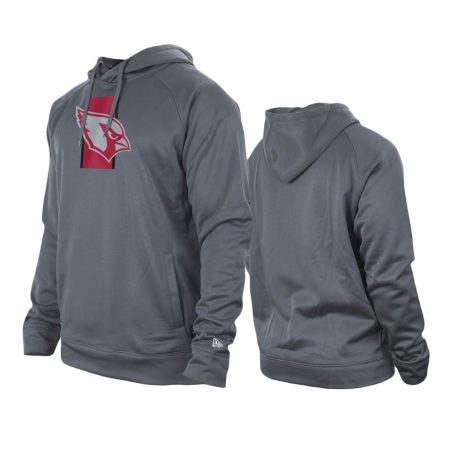 Arizona Cardinals Gray Training Camp Raglan Pullover Hoodie