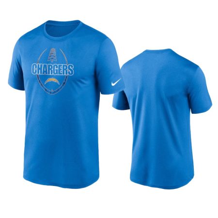 Los Angeles Chargers Powder Blue Icon Performance T-Shirt