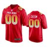 Cincinnati Bengals #00 2019 Pro Bowl Custom Jersey Red 3 cincinnati bengals 00 custom 2019 pro bowl jersey
