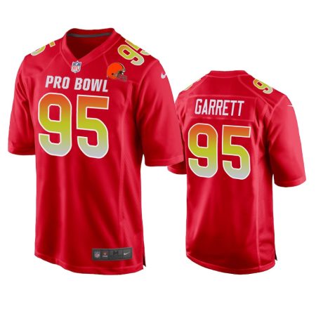Cleveland Browns #95 2019 Pro Bowl Myles Garrett Jersey Red