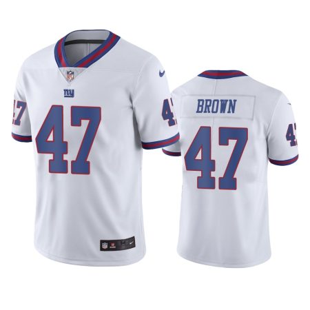 Color Rush Limited New York Giants Cameron Brown White Jersey