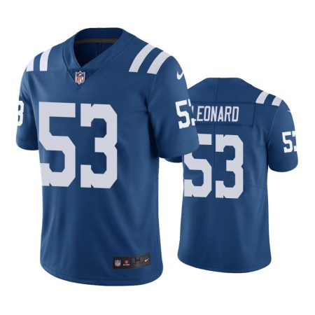 Indianapolis Colts #53 Men's Royal Darius Leonard Color Rush Limited Jersey