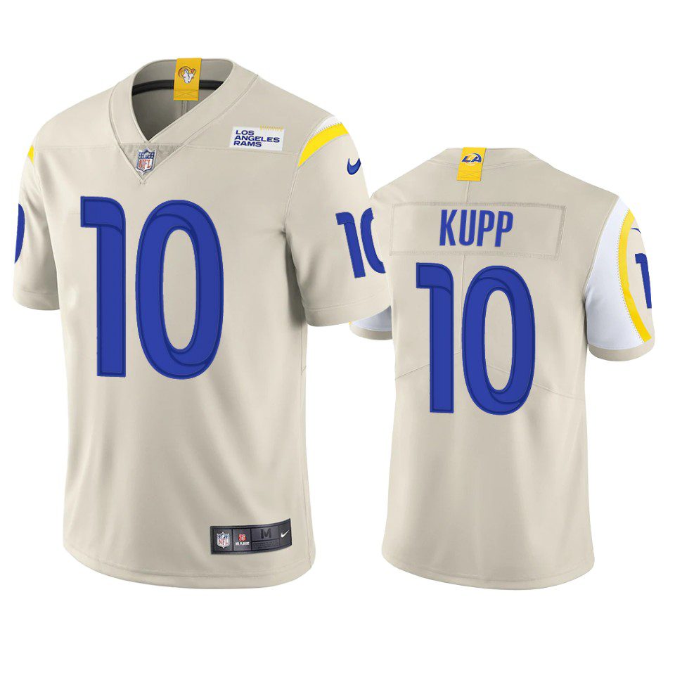 Cooper Kupp Los Angeles Rams Bone Vapor Limited Jersey 1 cooper kupp rams bone vapor jersey
