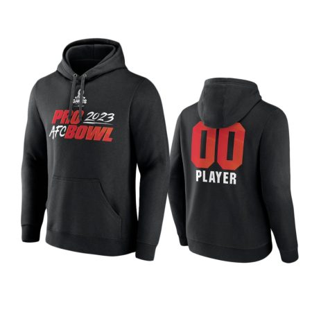 AFC Custom Black 2023 Pro Bowl Pullover Hoodie