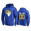 Custom Los Angeles Rams Royal Primary Logo Pullover Hoodie 2 custom rams royal primary logo pullover hoodie