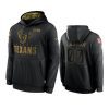 Houston Texans Custom Black 2020 Salute To Service Sideline Performance Pullover Hoodie 2 custom texans black 2020 salute to service sideline performance hoodie