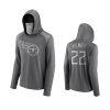 Derrick Henry Tennessee Titans Gray Rally On Transitional Face Covering with Face Covering Hoodie 2 derrick henry titans gray rally on transitional face covering hoodie