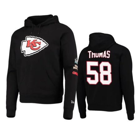 Kansas City Chiefs Derrick Thomas Black Super Bowl Champions Commemorative Hoodie