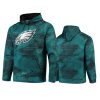 Philadelphia Eagles Black Midnight Green Static Pullover Hoodie 2 eagles black midnight green static pullover hoodie