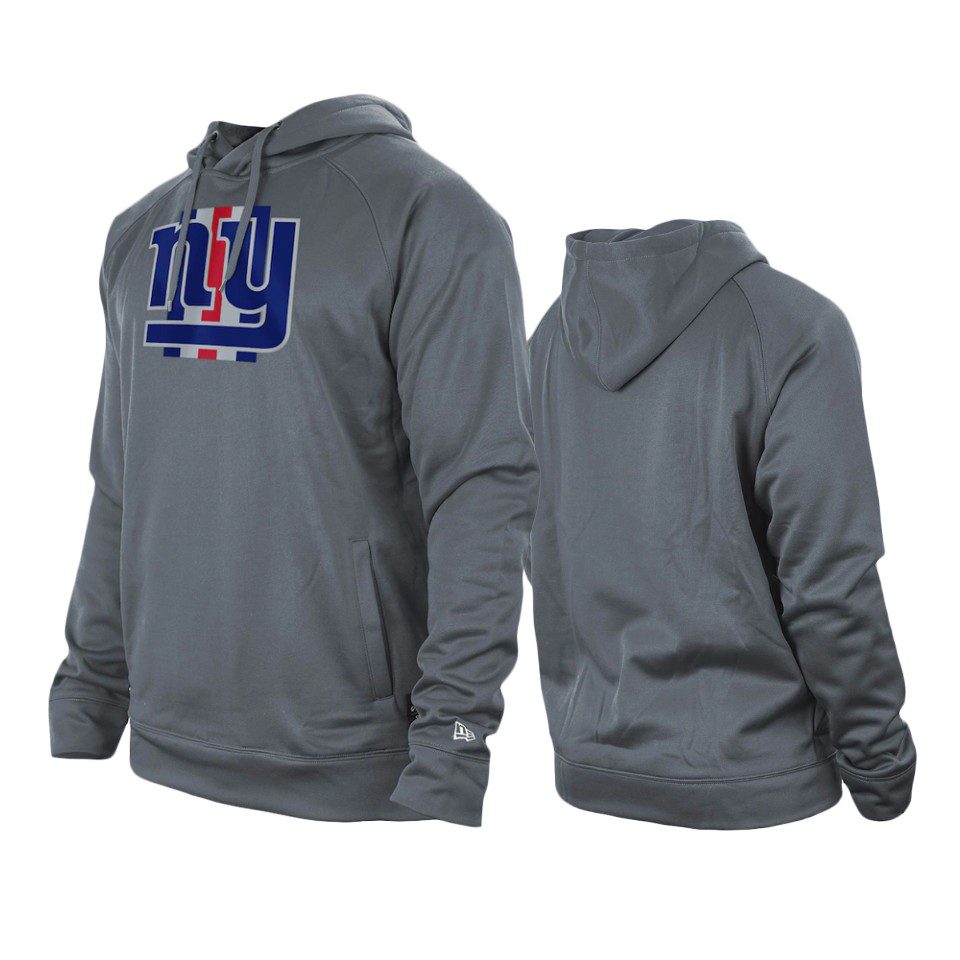 New York Giants Gray Training Camp Raglan Pullover Hoodie 1 giants gray training camp raglan hoodie