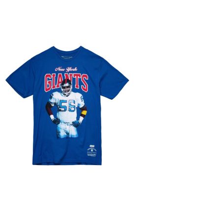 Men's New York Giants Lawrence Taylor Royal Player Graphic Sideline T-Shirt