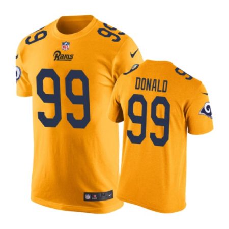 Los Angeles Rams #99 Aaron Donald Color Rush Nike T-Shirt - Men's