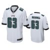 Philadelphia Eagles Jack Driscoll White Game Jersey 3 jack driscoll eagles white game jersey