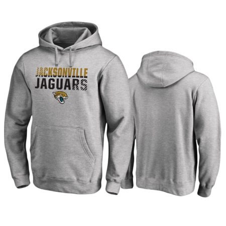 Jacksonville Jaguars Ash Iconic Fade Out Pullover Hoodie