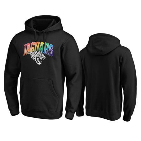 Jacksonville Jaguars Black Pride Logo Pullover Hoodie