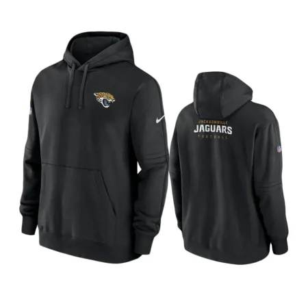 Jacksonville Jaguars Black Sideline Club Fleece Hoodie