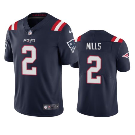 Jalen Mills New England Patriots Navy Vapor Limited Jersey