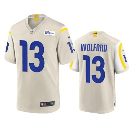 Los Angeles Rams John Wolford Bone Game Jersey