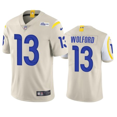 John Wolford Los Angeles Rams Bone Vapor Limited Jersey