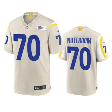 Los Angeles Rams Joseph Noteboom Bone Game Jersey