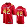 Kansas City Chiefs #42 2019 Pro Bowl Anthony Sherman Jersey Red 2 kansas city chiefs 42 anthony sherman 2019 pro bowl jersey