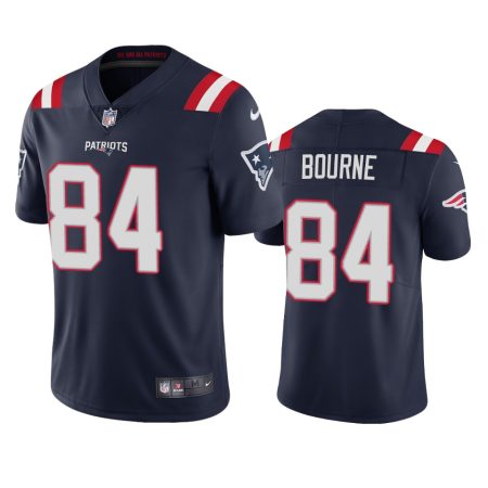 Kendrick Bourne New England Patriots Navy Vapor Limited Jersey