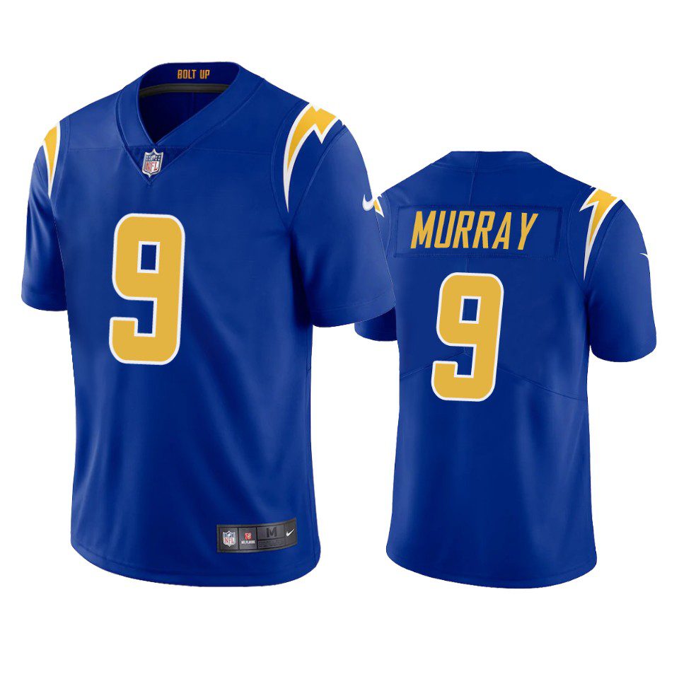 Kenneth Murray Los Angeles Chargers Royal Vapor Limited Jersey 1 kenneth murray chargers royal vapor jersey