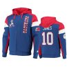 Mac Jones New England Patriots Royal Red Extreme Throwback Full-Zip Hoodie 2 mac jones patriots royal red extreme throwback full zip hoodie