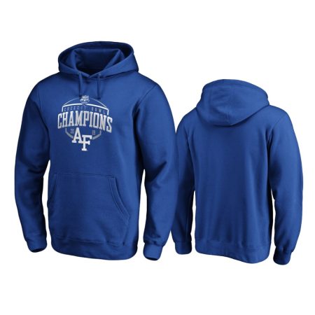 Air Force Falcons Royal 2019 Cheez-It Bowl Champions Corner Fanatics Branded Hoodie