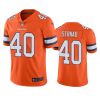 Color Rush Limited Denver Broncos Justin Strnad Orange Jersey 3 mens color rush limited justin strnad broncos orange jersey