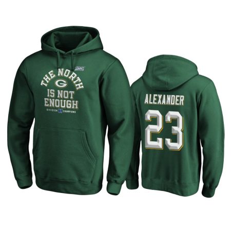 Green Bay Packers Jaire Alexander Green 2019 NFC North Division Champions Cover Two Pullover Hoodie