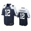 Dallas Cowboys Roger Staubach Navy Alternate Game Jersey 3 mens roger staubach cowboys navy alternate game jersey