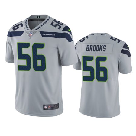 Seattle Seahawks Jordyn Brooks Gray 2020 NFL Draft Vapor Limited Jersey