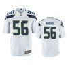 Seattle Seahawks Jordyn Brooks White 2020 NFL Draft Game Jersey 3 mens seahawks jordyn brooks white game jersey