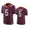 Men's Virginia Tech Hokies Tyrod Taylor Maroon College Football Jersey 2 mens virginia tech hokies tyrod taylor maroon college football jersey