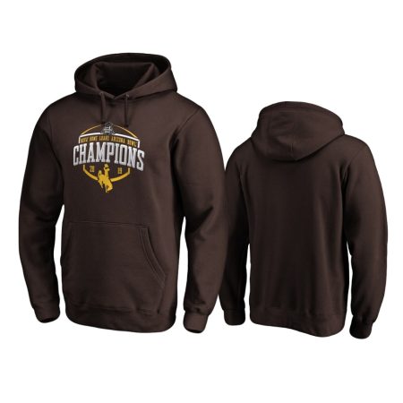 Wyoming Cowboys Brown 2019 Arizona Bowl Champions Corner Fanatics Branded Hoodie