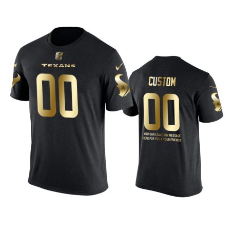 Buffalo Bills #00 Custom Metall Dark Nike Golden Special T-Shirt - Men