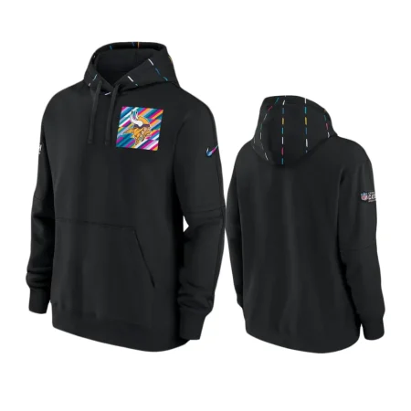 Men's Minnesota Vikings Black Club 2023 NFL Crucial Catch Hoodie