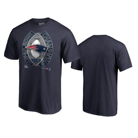 Patriots # Navy Super Bowl LIII Champions Ring T-Shirt - Youth