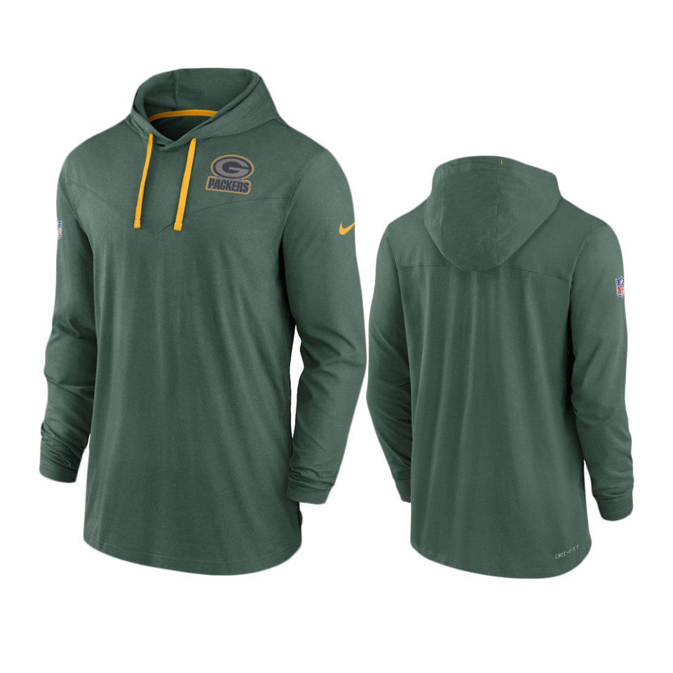 Green Bay Packers Green Sideline Pop Hoodie 1 packers green sideline pop hoodie
