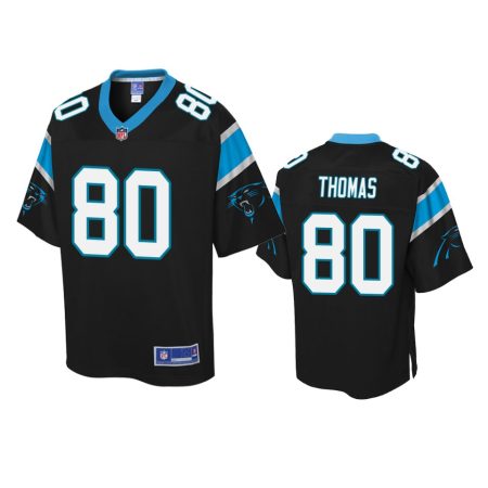 Carolina Panthers Ian Thomas Black Pro Line Jersey - Men's