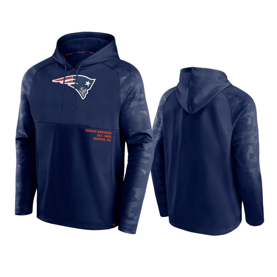 New England Patriots Navy Shade Defender Raglan Pullover Hoodie 1 patriots navy shade defender raglan pullover hoodie
