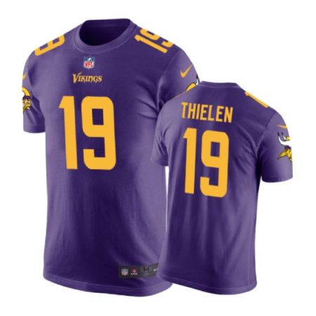 Minnesota Vikings #19 Adam Thielen Color Rush Nike T-Shirt - Men's