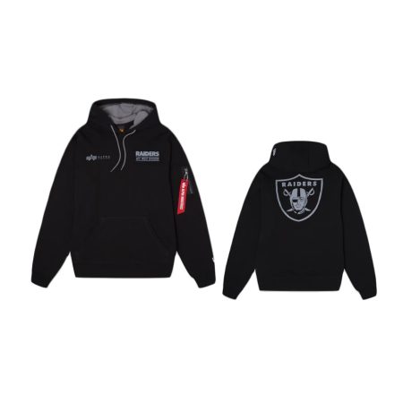 Las Vegas Raiders Black Alpha Industries Hoodie