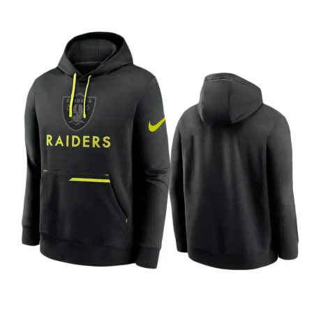 Las Vegas Raiders Black Volt Pullover Hoodie