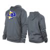 Los Angeles Rams Gray Training Camp Raglan Pullover Hoodie 3 rams gray training camp raglan hoodie