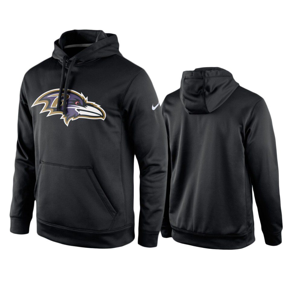 Baltimore Ravens Black Circuit Logo Essential Performance Hoodie 1 ravens black circuit logo hoodie