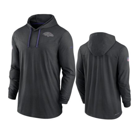 Baltimore Ravens Black Sideline Pop Hoodie