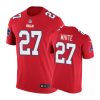Buffalo Bills #27 Tre'Davious White Color Rush Nike T-Shirt - Men's 3 red tredavious white t shirt